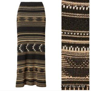 Polo Ralph Lauren - Silk Long Southwestern Skirt